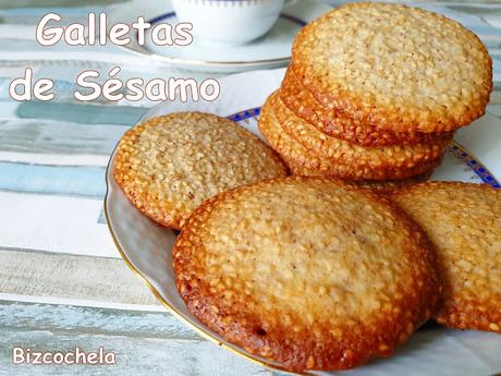 GALLETAS DE SÉSAMO O AJONJOLÍ