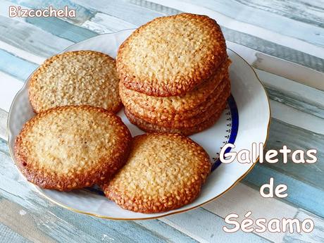 GALLETAS DE SÉSAMO O AJONJOLÍ