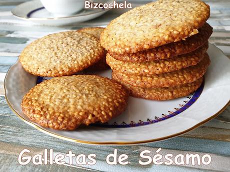 GALLETAS DE SÉSAMO O AJONJOLÍ