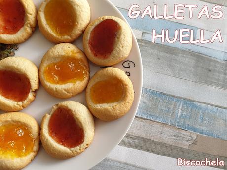 GALLETAS HUELLA CON MERMELADA : THUMBPRINT COOKIES