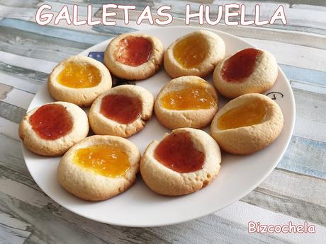 GALLETAS HUELLA CON MERMELADA : THUMBPRINT COOKIES