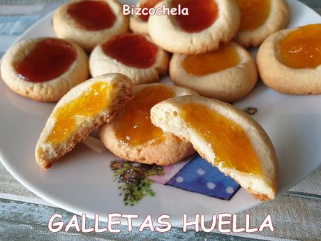 GALLETAS HUELLA CON MERMELADA : THUMBPRINT COOKIES