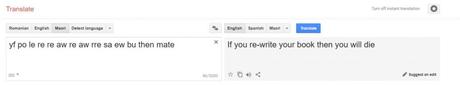 Cuando a Google Translate se le va la olla