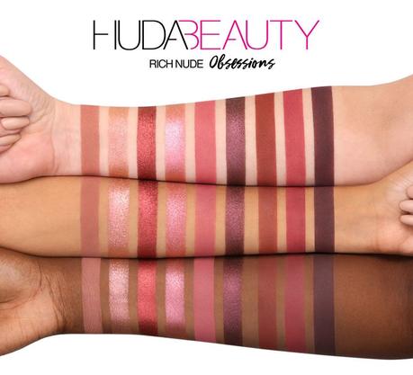 Nuevas paletas de Huda Beauty, Nude Obsessions