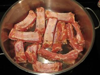 COSTILLAS EN SALSA DE NARANJA