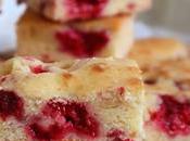 Blondies Frambuesas