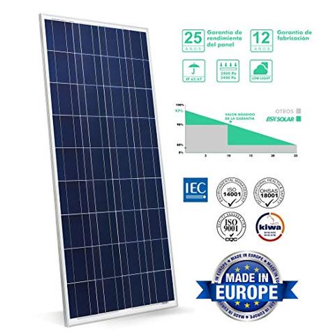 Todo lo que necesitas saber para montar placas solares en casa SunneSolar - Panel Solar de Policristalino con 72 células 330W 24V ideal para vivienda habitual chalets e instalaciones en casas de campo. Fabricado en Europa