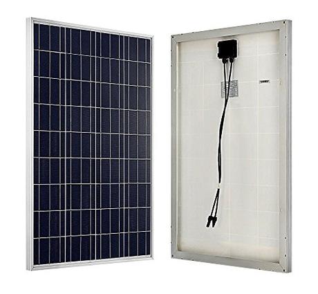 Todo lo que necesitas saber para montar placas solares en casa ECO-WORTHY 100W 12V policristal de panel solar célula solar ideal para cargar de 12 volt de baterías