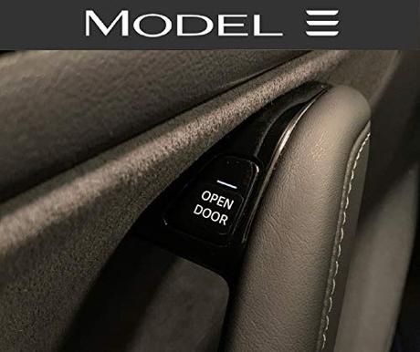 Tesla Model 3 - Juego de etiquetas adhesivas para puertas abiertas 'Open Door'