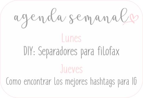 Agenda Semanal 14/10 - 20/10