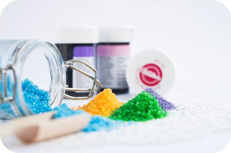 DIY: Azúcar de colores casera