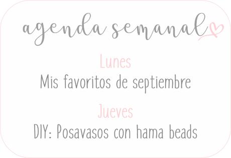 Agenda Semanal 30/09 - 6/10