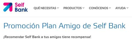 Promoción Plan Amigo de Self Bank