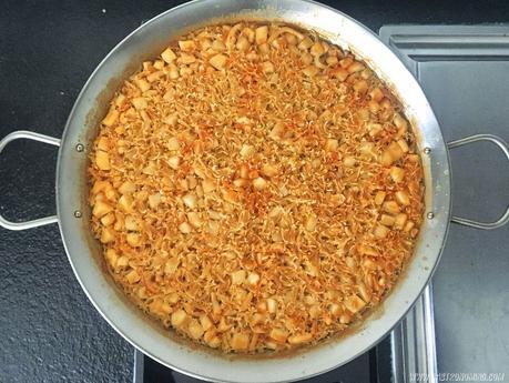 Fideuá de sepia Fideuá de sepia