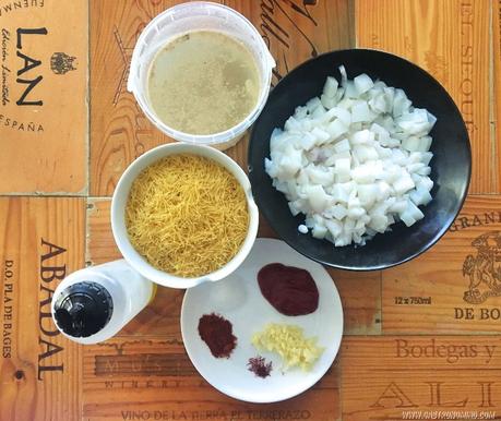 Fideuá de sepia Fideuá de sepia