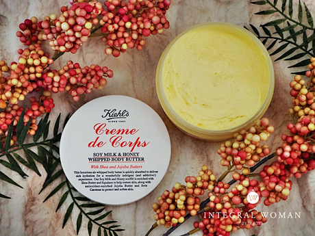 ♥ Creme de Corps Soy Milk & Honey Whipped Body Butter de Kiehl's, mi favorita de todos los tiempos