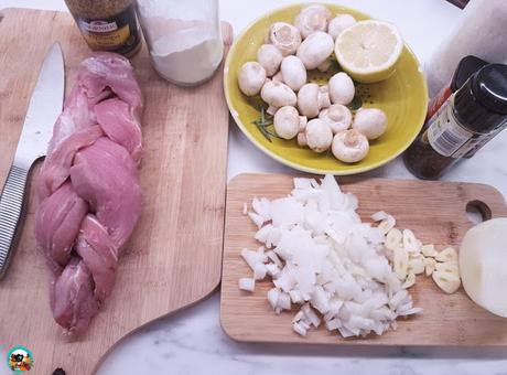 Trenza de solomillo de cerdo Trenza de solomillo de cerdo