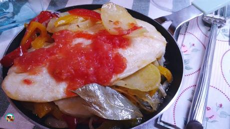 Filetes de gallo con almendras y eneldo Filetes de gallo con almendras y eneldo