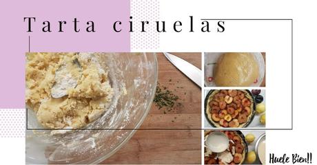 Tarta de ciruelas con yogur