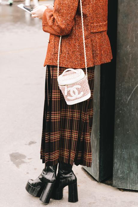 Chanel Street Style Paris Fashion Week Fall Winter by Collage Vintage