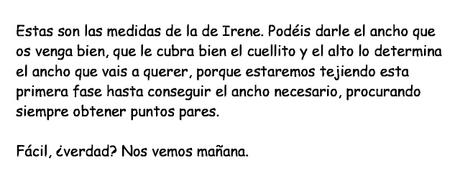 EMPEZAMOS NUESTRA BUFANDA