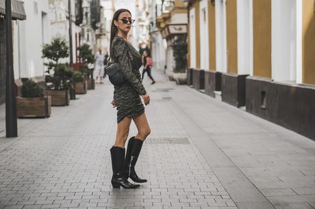 MINI VESTIDO DRAPEADO ZARA+HAUL OTOÑO INVIERNO