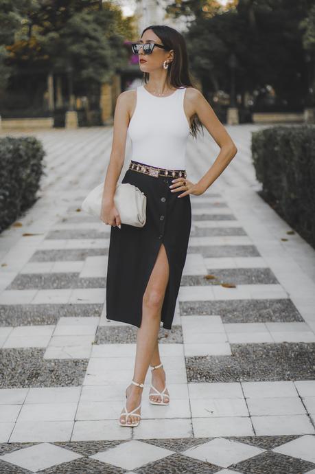 MIDI SKIRT-ELEGANT LOOK