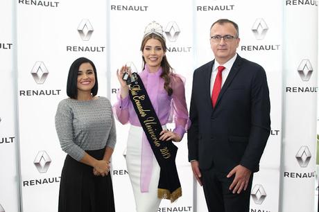RENAULT ENTREGÓ EL VEHÍCULO DUSTER A LA MISS ECUADOR 2019 RENAULT ENTREGÓ EL VEHÍCULO DUSTER A LA MISS ECUADOR 2019