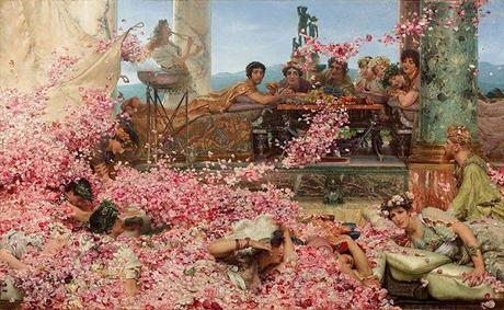 Las rosas en la antigua Roma. ( utilización )