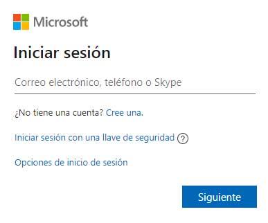 Hotmail iniciar sesión