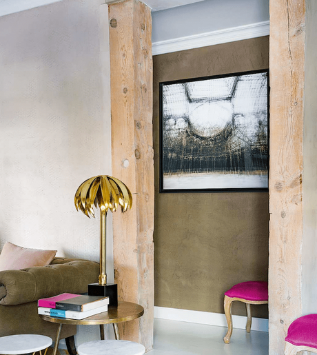 Una casa donde el microcemento se vende solo