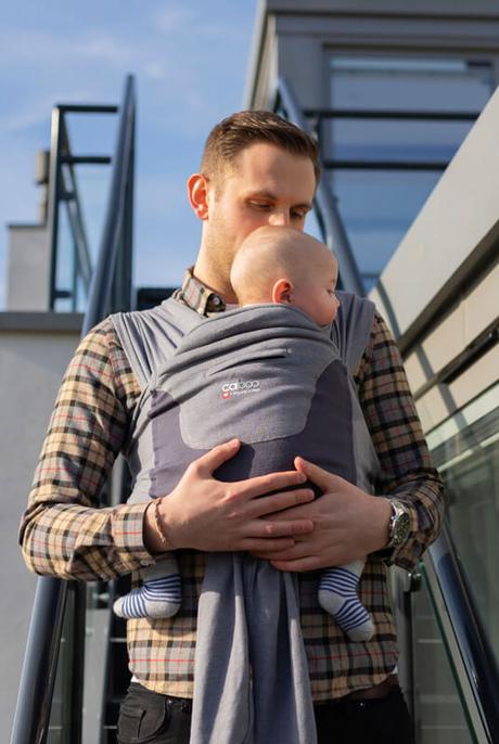 Nueva mochila portabebés Caboo Organic Drizzle