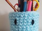 Portalápices blue face