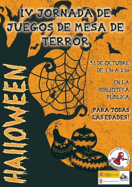 Próximos eventos de juegos de rol y de mesa (Finales de Octubre)