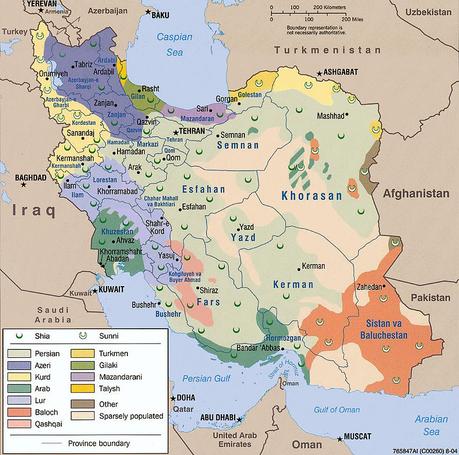 Las minorías étnicas del Irán persa