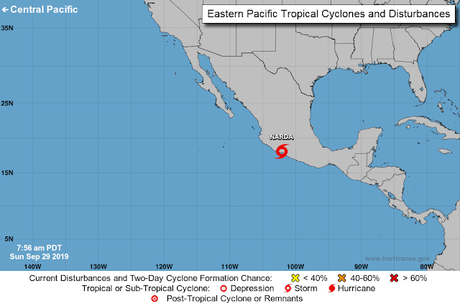 México ya siente los efectos de la tormenta tropical 