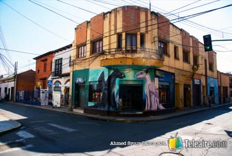 Muralismo en las calles de Cochabamba, Bolivia