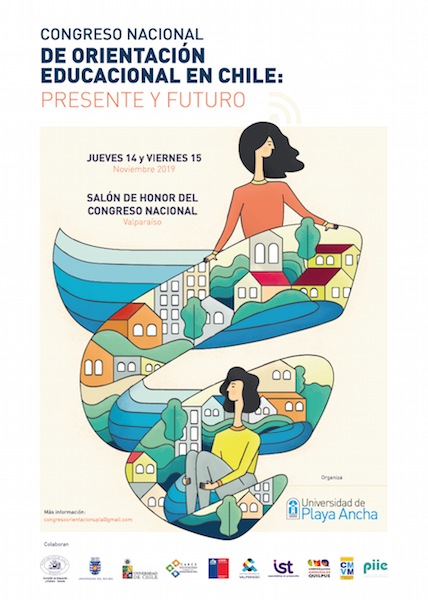 Invitación a participar en el Congreso Nacional de Orientación Educacional en Chile.