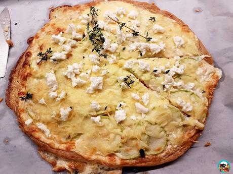 Tarta calabacinos y quesos Tarta calabacinos y quesos