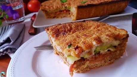 Tarta calabacinos y quesos Tarta calabacinos y quesos