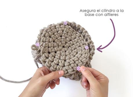 Macetero de Punto y Crochet