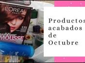 Productos Acabados Octubre: Cosmética corporal facial, cabello