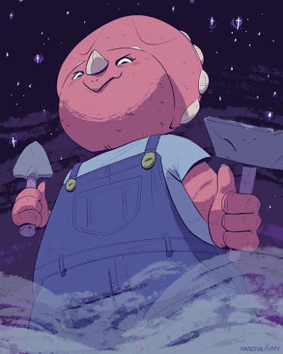 Un ejercicio de ilustración dinosauriana de Vanessa Flores