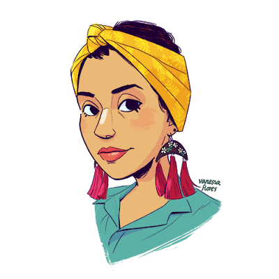 Un ejercicio de ilustración dinosauriana de Vanessa Flores