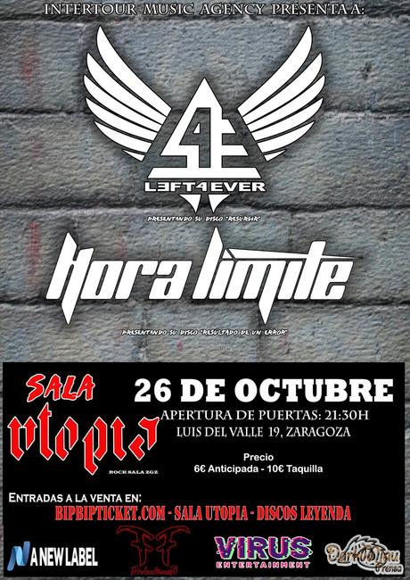 Barcelona y Zaragoza este fin de semana con Hora Límite y Left4Ever