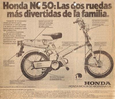 Honda NC 50, un ciclomotor japonés Honda NC 50, un ciclomotor japonés