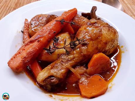 Cazuela de pollo con verduras