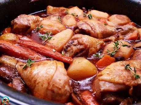 Cazuela de pollo con verduras Cazuela de pollo con verduras