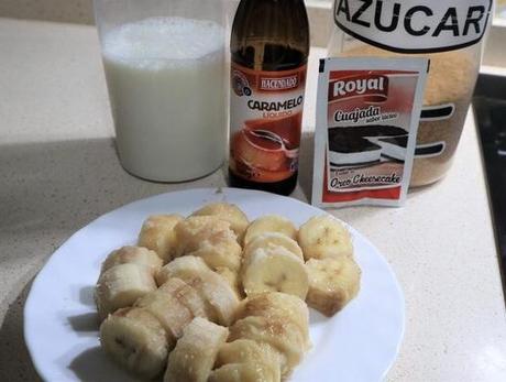 Flan de Plátano Mambo Ingredientes para hacer flan de plátano