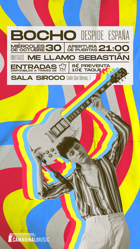 Bocho presenta gira por Chile, despedida en Madrid y vídeo en directo